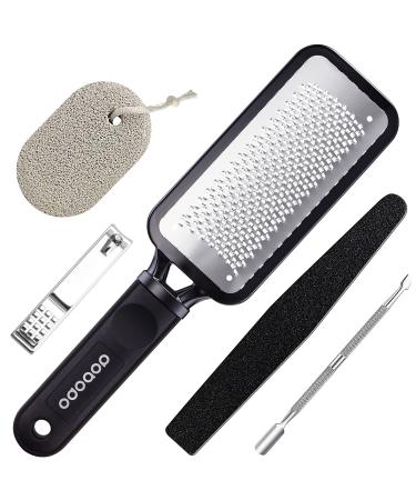 Colossal Foot File with Pumice Stone, Foot Scrubber Dead Skin Remover, Heel Scraper for Feet for Adults X-Large (pack of 1)