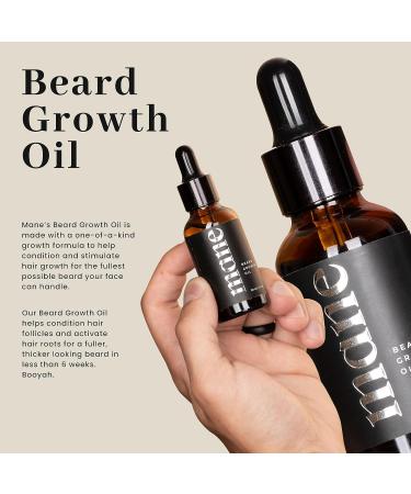 Beard Oil for Men - 30ML Growth Serum with Jojoba & Ginger Root for Fuller Thicker Facial Hair - Best Beard Growth Oil Online - Buy Online on GoSupps.com