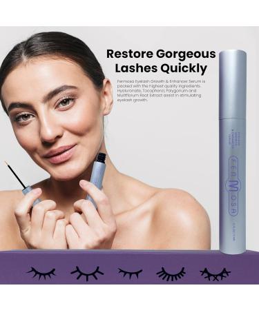 Fermosa Eyelash Growth Serum - Enhance & Lengthen Lashes Thick & Long Effect 3.5 ML - International Shipping Available - Buy Online on GoSupps.com