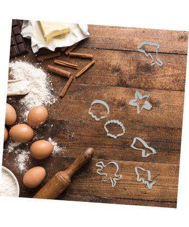 PRETYZOOM 9pcs Silver Molds Mold Supplies Stainless Ocean Steel Biscuit Lovely Tools Themed for Lover Marine - Buy Online on GoSupps.com