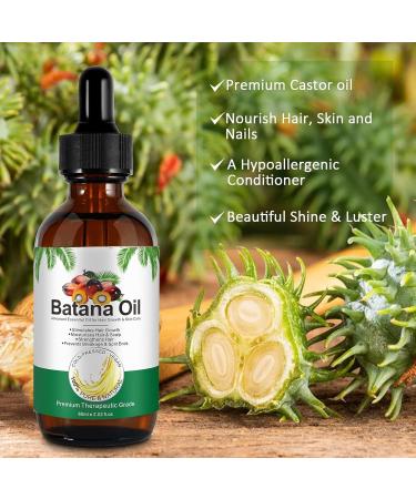 FunnAura Batana Oil for Hair Growth Set 60ml Natural Hair Oil Organic with Micro Growth Roller - Buy Online on GoSupps.com