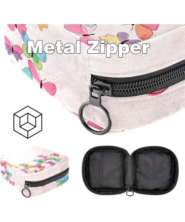 Portable Women's Binding-Storage Bags for Menstrual Cups & Pads | Colorful Butterfly Designs for Teens - Buy Online on GoSupps.com