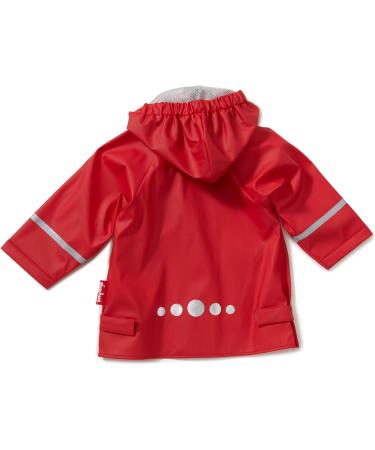 Playshoes Unisex Kid's Red Waterproof Raincoat - Size 128 | Rainwear for Boys and Girls - Buy Online on GoSupps.com