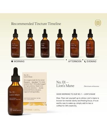 UPHORIC URTH Lions Mane Extract - Natural Brain Booster Tincture (60 Servings) - Buy Online on GoSupps.com