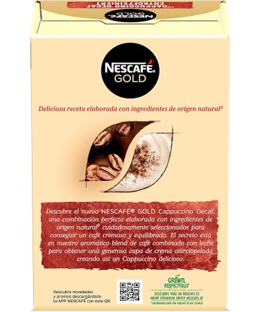 Nescaf Soluble Cappuccino Natural Coffee In Sobres 10 X 14gr - Buy Online on GoSupps.com