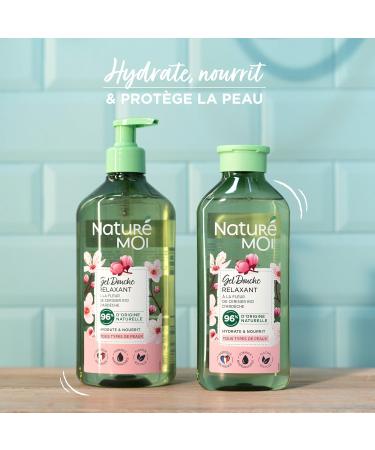  Natur moi Natur Moi - Relaxing Shower Gel - Moisturizes and Nourishes - All Skin Types - Organic Cherry Blossom - 96 Percent Natural Origin - Formula - 250 ml - Buy Online on GoSupps.com