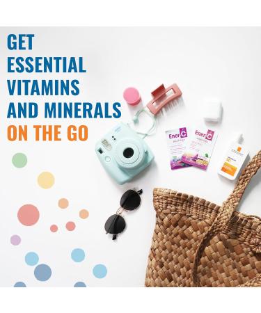 Ener-C Sugar Free Multivitamin Drink Mix - Vitamin Powder for Water Electrolytes Powder No Sugar Hydration Boost Packets Zero Sugar Vitamin C & B12 Supplement Liquid Mix - Passionfruit 60 Count Passion Fruit 9.2 Ounce  - Buy Online on GoSupps.com