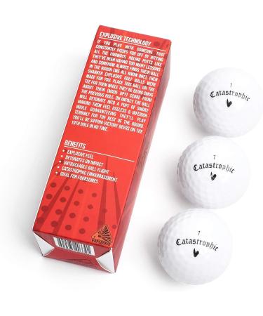 Shanker Golf Exploding Balls - Sleeve of 3 Funny Prank Balls for Golfers - Buy Online on GoSupps.com