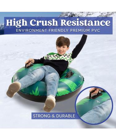 JOYIN Inflatable Snow Tubes 47 & 37 (2 Packs) - Heavy-Duty Sledding Tubes for Kids and Adults - Winter Fun for the Family - Tree Red & Green - Buy Online on GoSupps.com