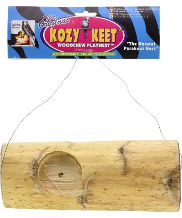 Wesco Pet Kozy Keet Woodchew Playnest for Parakeets | Small - Buy Online on GoSupps.com