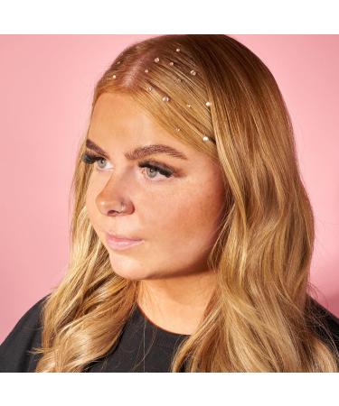 Simply Hair Gold Hair Gems Self-adhesive rhinestone sheet 172 gems 3 sizes Creative show-stopping look - great for Kids Adults - Party Night out Fun - Buy Online on GoSupps.com