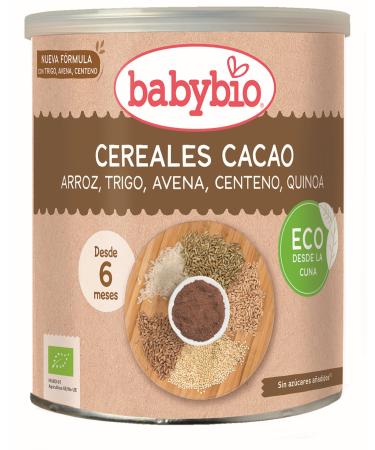 BabyBio Babybio - Cocoa Cereal with Quinoa - 220g - From 6 Months - Organic