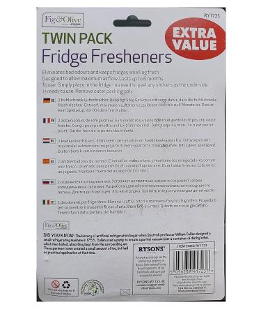 2 x Refrigerator Air Freshener - Eliminate Bad Odors & Keep Air Fresh - International Shipping Available - Buy Online on GoSupps.com