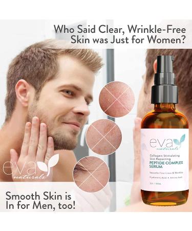 Collagen Peptide Serum for Face - Anti-Aging & Skin Brightening Formula with Aloe Vera & Hyaluronic Acid - 2oz - Buy Online on GoSupps.com