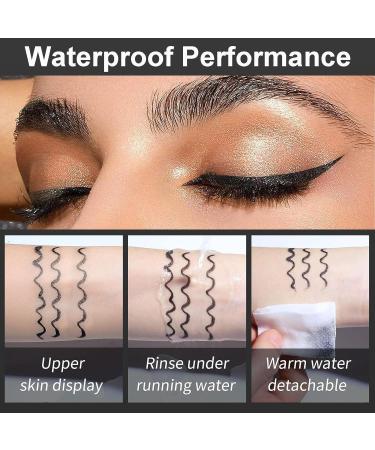 Probuk Precision Waterproof Liquid Eyeliner Black Liquid Eyeliner with Felt Tip Applicator Quick Drying Liquid Micro Pen Long Lasting Smudge-Proof All Day Professional Makeup-Matte Finish - Buy Online on GoSupps.com