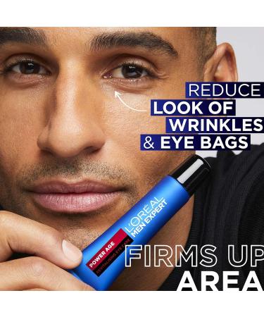 L'Or al Paris Men Expert Power Age Revitalizing Eye Care with Hyaluronic Acid Reduces the Look of Wrinkles Dark Circles & Eye Bags 15 mL Eye Cream 15ml - Buy Online on GoSupps.com
