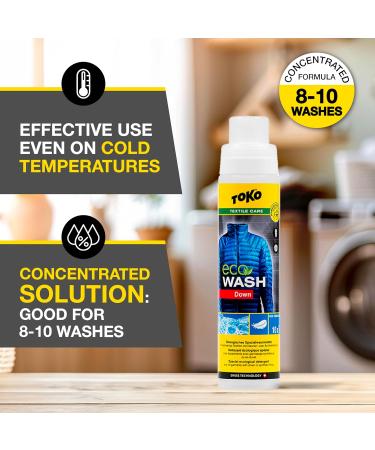 TOKO ECO Down Wash 250ml | Best Detergent for Sleeping Bags & Down Jackets - Eco-Friendly Care - Buy Online on GoSupps.com