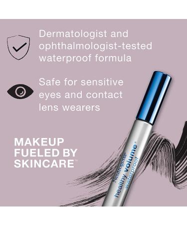 Neutrogena Healthy Volume Lash-Plumping Waterproof Mascara | Volumizing & Conditioning with Olive Oil | Clump, Smudge & Flake-Free | Black/Brown | 0.21 oz - Buy Online on GoSupps.com