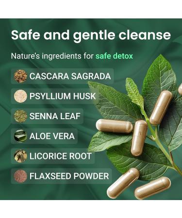 Body Art 15 Day Colon Cleanse Detox Natural Capsules for Digestive Health Gentle Support for Men & Women 30 Count - Buy Online on GoSupps.com