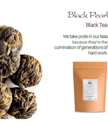 Yunnan Black Dragon Pearls Tea - Strong and Malty Pearl - Golden Special Grade 100g Yunnan Black Pearl 100g - Buy Online on GoSupps.com