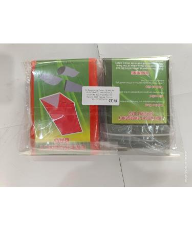 Buy Waterproof Emergency Survival Bivouac Bag - Lightweight Heat-Repellent & Cold Protection - 213x91cm Green & Orange - Buy Online on GoSupps.com