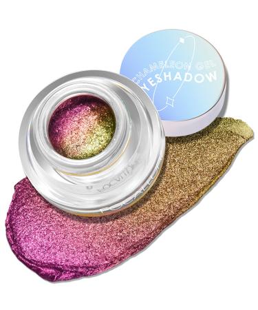FOCALLURE Chameleon Cream Eyeshadow Intense Color Shifting Creamy Eye Shadows Highly Pigmented Metallic Shimmer Multi-Reflective Finishes Wizardly Land 15 WIZARDLY LAND