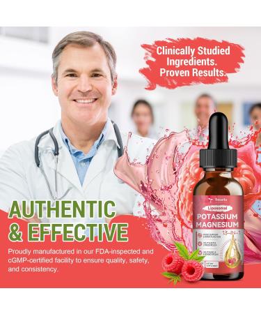 (2 Packs) Liposomal Potassium Magnesium with D3 K2 600mg Magnesium 300mg Calcium with Ashwagandha GABA Zinc Vitamin D3 K2 C Support Leg Cramps & Calm Non-GMO Vegan 2 Fl Oz (Pack of 2) - Buy Online on GoSupps.com