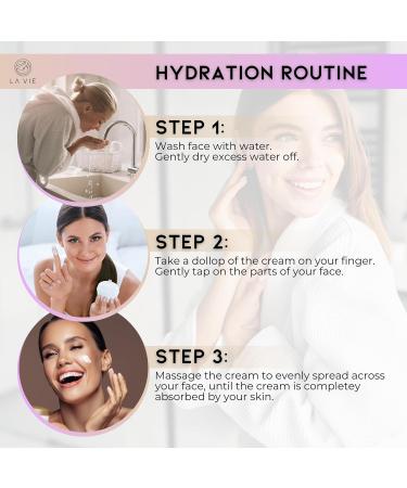 La Vie Anti-Aging Night Cream - Women's Retinol Moisturizer with Niacinamides & Hyaluronic Acid - 1.7 Fl Oz for Wrinkle Reduction & Youthful Glow - Buy Online on GoSupps.com