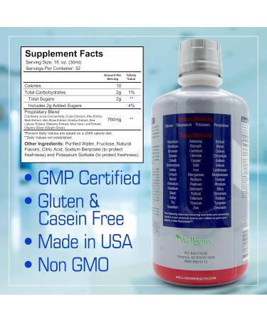 Sea Essentials Coral Calcium Liquid Vitamin 32 oz (6 Pack) - High Absorption Multivitamin Supplement with Sea Berry Flavor - Buy Online on GoSupps.com