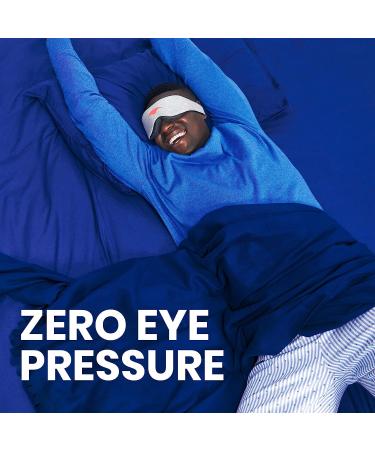 Manta Sleep Mask - 100% Light Blocking Eye Mask - Comfortable & Adjustable - Gray - 1 Count - Buy Online on GoSupps.com