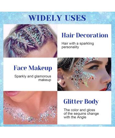 Buy Body Glitter Gel for Festivals - 50ml Red Glitter Liquid for Makeup DIY Nails & Lips | International Shipping - Buy Online on GoSupps.com