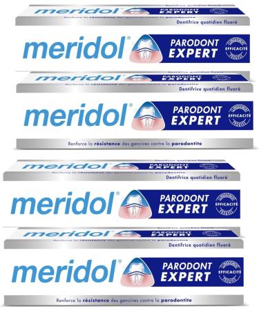 Meridol Parodont Expert Dentifrice - Lot de 4 x 75 ml - Renforce Gencives & Lutte Contre Parodontite - Livraison Internationale - Buy Online on GoSupps.com