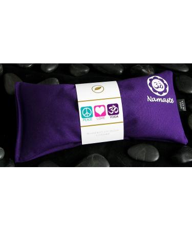 Happy Wraps Namaste Yoga Eye Pillows - Set of 4, Unscented Purple Cotton Eye Pillows for Yoga - Buy Online on GoSupps.com