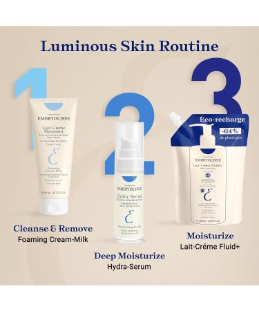 Embryolisse Lait Creme Fluid+ Face & Body Cream Refill. Natural Lightweight Moisturizer for All Skin Types. Hydrating Lotion with Shea Butter & Aloe Vera 13.52 Fl Oz - Buy Online on GoSupps.com