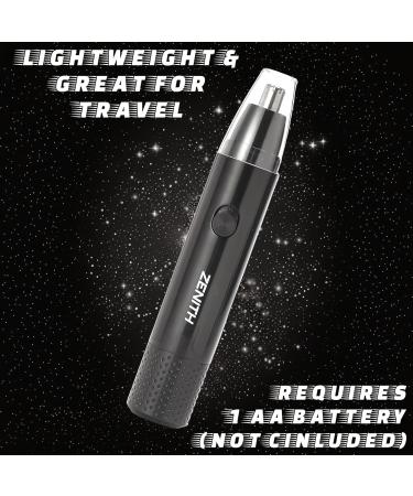 Zenith Ear and Nose Hair Trimmer - Painless Facial & Eyebrow Hair Trimmer for Men & Women | Battery-Operated Dual Edge Blades Hypoallergenic Easy to Clean Compact Design - Shop Internationally - Buy Online on GoSupps.com