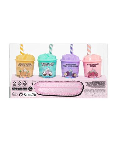 Bubble T Cosmetics Lip Balm Collection Strawberry Passionfruit Coconut Milk Peach Mango Flavors 4 Pack - Buy Online on GoSupps.com