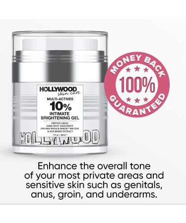 Hollywood Skincare Intimate Dark Spot Remover - Mulberry Extract & Alpha Arbutin | Fade Cream for Face & Body - Buy Online on GoSupps.com