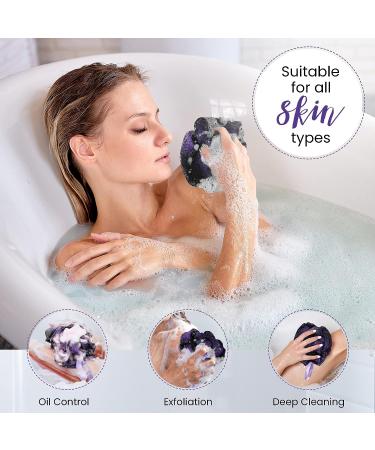 Opaz Bath Shower Sponge Loofah Skin Care Kit - Set of 4 - Buy Online on GoSupps.com