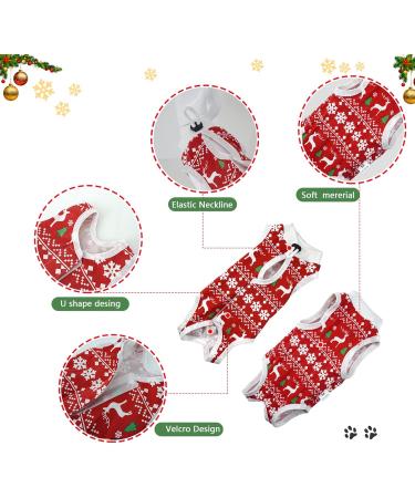 Hipet Cat Surgical Recovery Suit - Anti-Licking Onesie for Abdominal Wounds & Skin Diseases - Replacement E-Collar - Size M Red - Buy Online on GoSupps.com