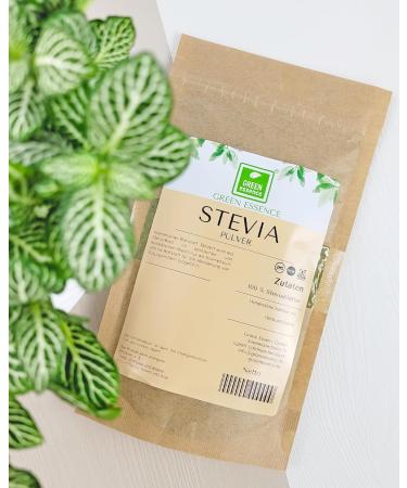 Premium Stevia Powder 250g - 100% Natural Ground Leaves for Tea - Green Essence Sugar Substitute - Buy Online on GoSupps.com