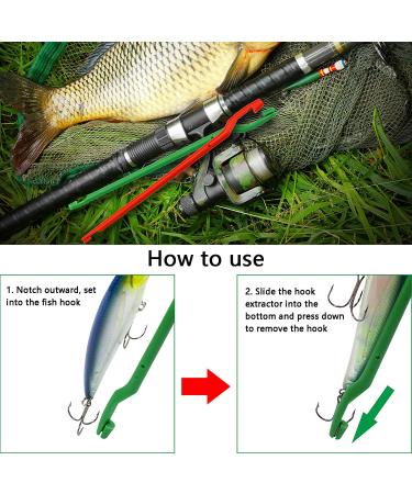 10pcs BB Hapeayou Easy Fish Hook Remover Tool - Portable Plastic Fishing Disgorger & Extractor - Buy Online on GoSupps.com