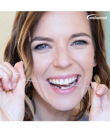 Wellsamed Dental Floss 10m Dispenser - Tasteless Interdental Cleaning | Buy Online - Buy Online on GoSupps.com