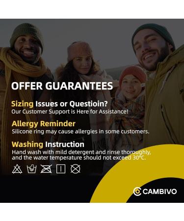 Cambivo Knee Brace for Men & Women - Orthopedic Support for Meniscus Tear ACL Arthritis - Ideal for Running Hiking & Sports - Black/Orange - Buy Online on GoSupps.com