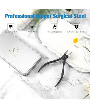 FERYES Large Handle Toenail Clippers for Thick Fungal or Ingrown Toenails - Podiatrist Recommended 4R13 Stainless Steel Cutters - BLACK - Buy Online on GoSupps.com