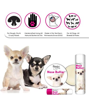 The Blissful Dog Long Coat Chihuahua Unscented Nose Butter - Dog Nose Butter 2 Ounce 2-Ounce - Buy Online on GoSupps.com