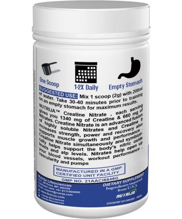 Premium Creatine Nitrate 100 Grams - Enhance Performance & Recovery | Fast International Shipping - Buy Online on GoSupps.com