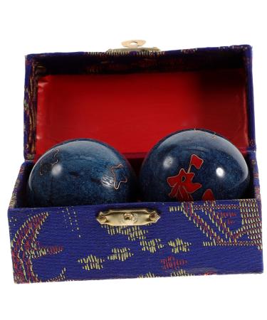 Fomiyes fitness handballs massage roller gymnastics balls handballs for stress relief exercise hand massage balls health balls baoding iron balls baoding balls foot sole massage device medium green