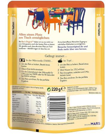 Buy Ben's Original Express Rice Risi Bisi - 6 Packs (6 x 220g) | Premium Quality International Shipping - Buy Online on GoSupps.com