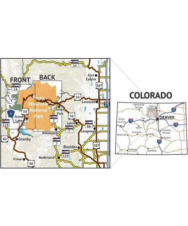 Rocky Mountain National Park 2018 Topographic Hiking Map by Outdoor Trail Maps LLC - Buy Online on GoSupps.com