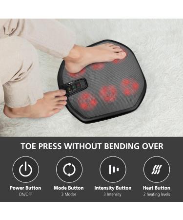 Comfier Shiatsu Foot Massager with Heat | Pain Relief & Plantar Fasciitis | Heated Foot Warmer & Back Massager for All Sizes - Buy Online on GoSupps.com